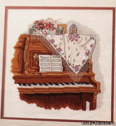 Схема для вышивки крестом Пианино